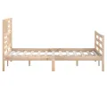 Cadre de lit Bois massif 120x200 cm
