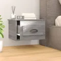 Tables de chevet murales 2 pcs sonoma gris 41,5x36x28 cm