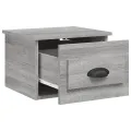 Tables de chevet murales 2 pcs sonoma gris 41,5x36x28 cm
