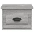 Tables de chevet murales 2 pcs sonoma gris 41,5x36x28 cm
