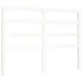 Cadre de lit avec tête de lit blanc 140x190 cm bois massif