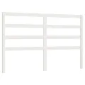 Tête de lit Blanc 146x4x100 cm Bois massif de pin