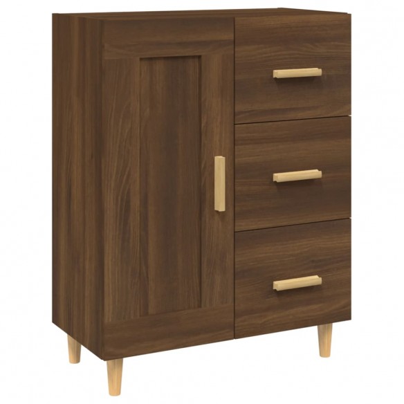 Buffet Chêne marron 69,5x34x90 cm Bois d'ingénierie