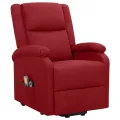 Fauteuil de massage Rouge bordeaux Tissu