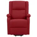 Fauteuil de massage Rouge bordeaux Tissu
