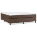 cadre de lit Marron 180x200 cm Similicuir