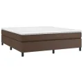 cadre de lit Marron 180x200 cm Similicuir