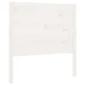 Tête de lit Blanc 81x4x100 cm Bois massif de pin