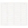 Tête de lit murale Blanc 81x3x91,5 cm Bois massif de pin