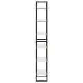 Armoire haute Blanc 40x30x210 cm Bois de pin solide