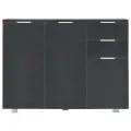 Buffet Noir brillant 107x35x80,5 cm