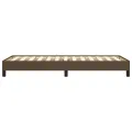 Cadre de lit Marron foncé 80x200 cm Tissu