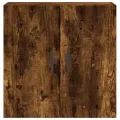 Armoire murale chêne fumé 60x31x60 cm bois d'ingénierie