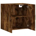 Armoire murale chêne fumé 60x31x60 cm bois d'ingénierie