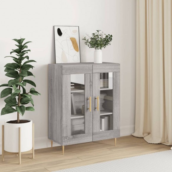 Buffet sonoma gris 69,5x34x90 cm bois d'ingénierie