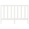 Tête de lit Blanc 126x4x100 cm Bois massif de pin