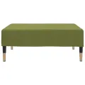 Repose-pied Vert clair 78x56x32 cm Velours