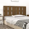 Tête de lit Marron miel 155,5x4x100 cm Bois massif de pin