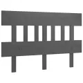 Tête de lit Gris 183,5x3x81 cm Bois massif de pin