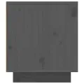 Meuble TV Gris 110x35x40,5 cm Bois de pin massif