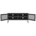 Meuble TV Anthracite 105x35x50 cm Acier