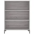 Buffet sonoma gris 69,5x32,5x180 cm bois d'ingénierie