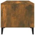 Table basse Chêne fumé 90x49x45 cm Bois d'ingénierie