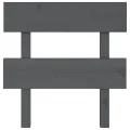 Tête de lit Gris 78,5x3x81 cm Bois massif de pin