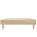 Cadre de lit chêne sonoma 75x190 cm bois d'ingénierie