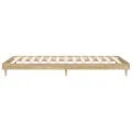 Cadre de lit chêne sonoma 75x190 cm bois d'ingénierie