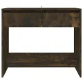 Table console Chêne fumé 89x41x76,5 cm Acier