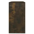 Table console Chêne fumé 89x41x76,5 cm Acier