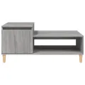 Table basse Sonoma gris 100x50x45 cm Bois d'ingénierie