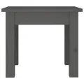 Table basse Gris 35x35x30 cm Bois massif de pin
