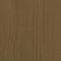 Table basse Marron miel 75x50x33,5 cm Bois de pin massif