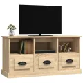 Meuble TV chêne sonoma 100x35x50 cm bois d'ingénierie