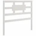 Cadre de lit Blanc Bois massif 90x200 cm