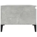 Table basse Gris béton 90x50x36,5 cm Bois d'ingénierie