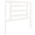Tête de lit Blanc 96x4x100 cm Bois massif de pin