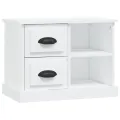 Table de chevet blanc 60x35,5x45 cm
