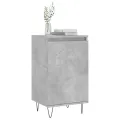 Buffets 2 pcs gris béton 40x35x70 cm bois d'ingénierie