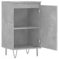 Buffets 2 pcs gris béton 40x35x70 cm bois d'ingénierie
