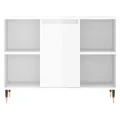 Armoire de salle de bain blanc brillant 80x33x60 cm