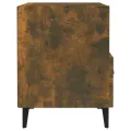 Tables de chevet 2 pcs Chêne fumé Bois d'ingénierie