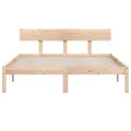 Cadre de lit Bois de pin massif 120x190 cm UK petit double