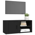Meubles TV 2 pcs Noir 80x31,5x36 cm Bois d'ingénierie