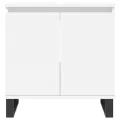 Ensemble d'armoires salle de bain 3 pcs blanc bois d'ingénierie