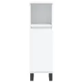 Ensemble d'armoires salle de bain 3 pcs blanc bois d'ingénierie