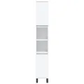 Ensemble d'armoires salle de bain 3 pcs blanc bois d'ingénierie