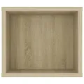 Meuble TV suspendu Chêne sonoma 100x30x26,5 cm Aggloméré